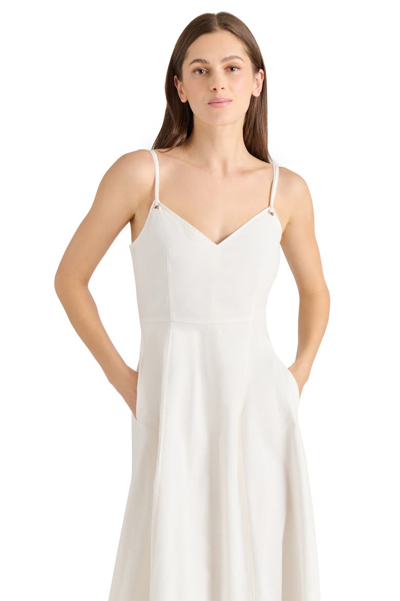 Harley Fit & Flare Midi Dress, Alternate, color, ANTIQUE