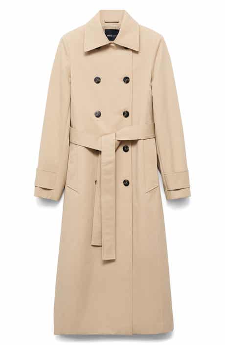 MANGO Selection Classic Cotton Trench Coat