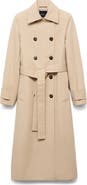 MANGO Selection Classic Cotton Trench Coat