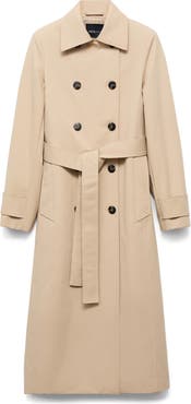 MANGO Selection Classic Cotton Trench Coat