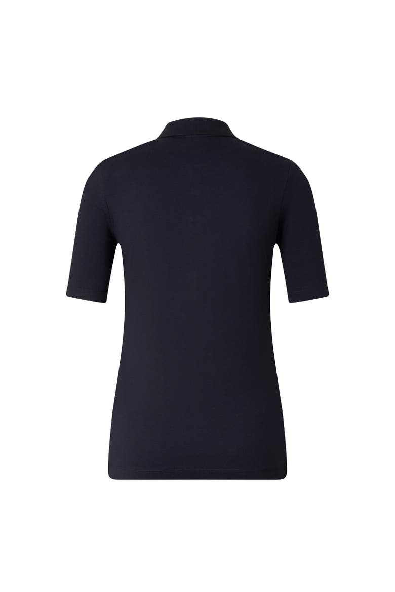 Malika Polo Shirt, Alternate, color, Navy blue