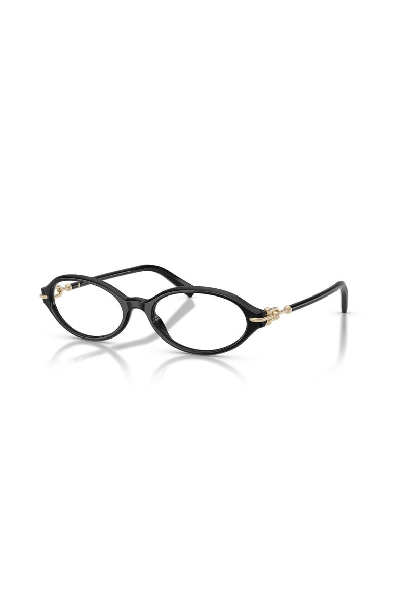 53mm Oval optical glasses, Main, color, Black