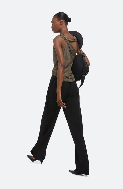 Helmut Lang Seamed Bootcut Pant In Black