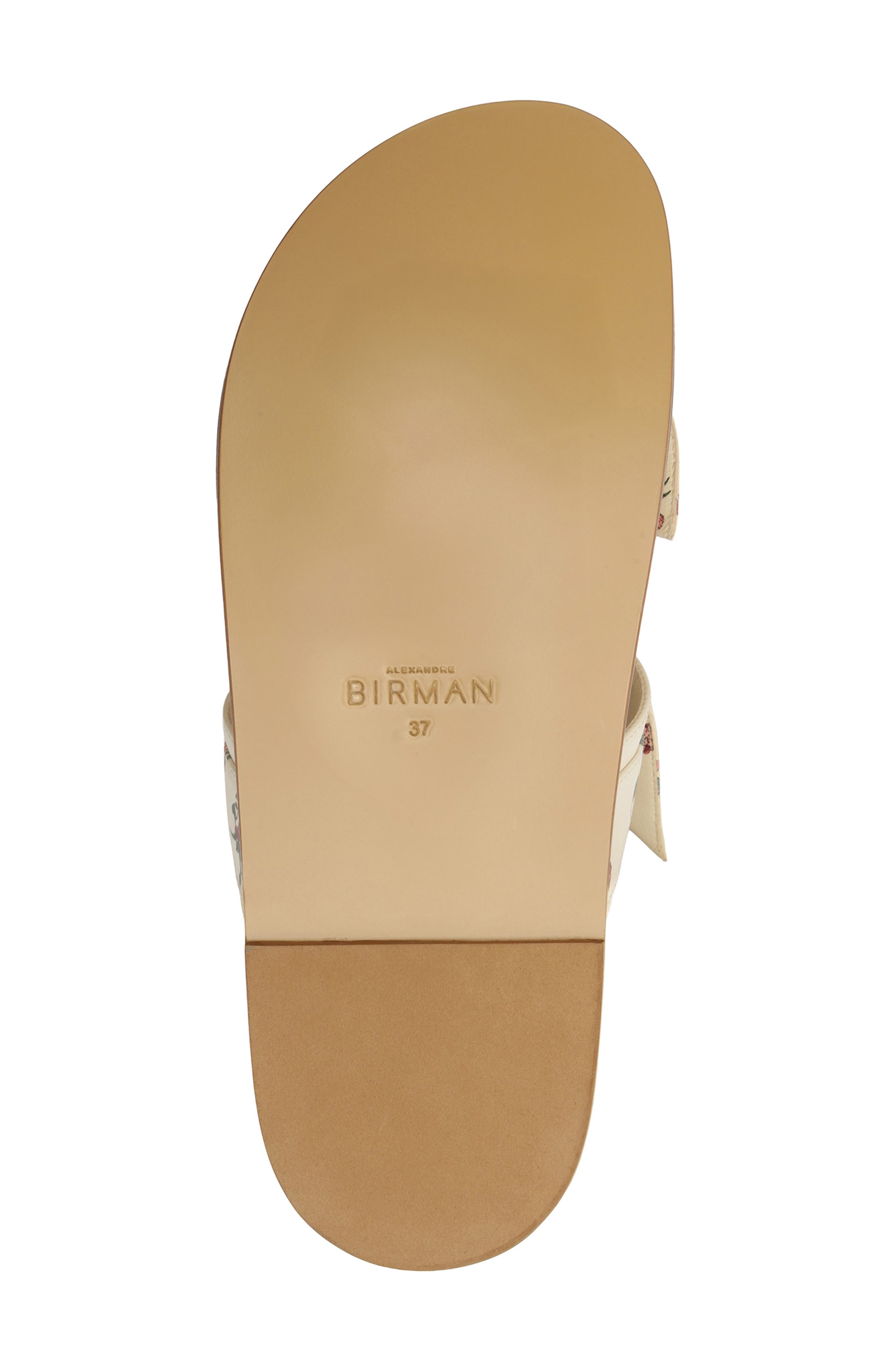 Alexandre Birman x Agua by Agua Bendita Maxi Clarita Slide Sandal, Alternate, color, Off Quebrada/ Print Quebrada