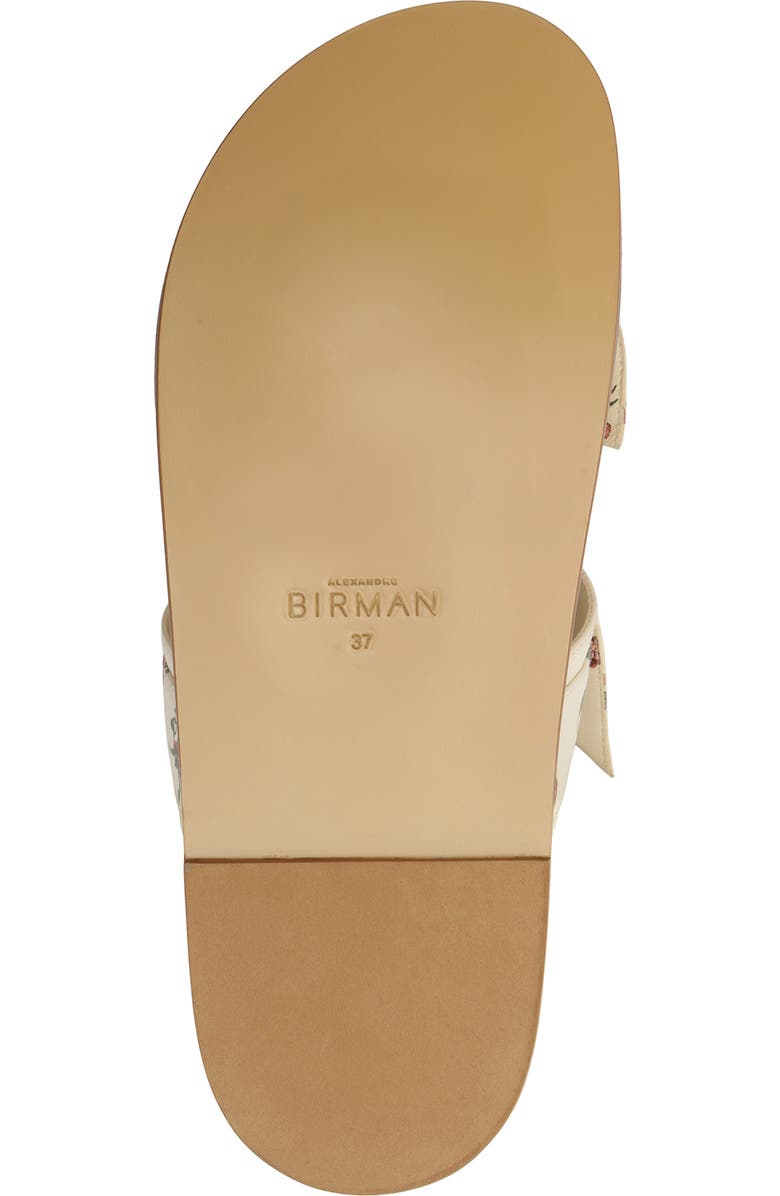 Alexandre Birman x Agua by Agua Bendita Maxi Clarita Slide Sandal, Alternate, color, Off Quebrada/ Print Quebrada