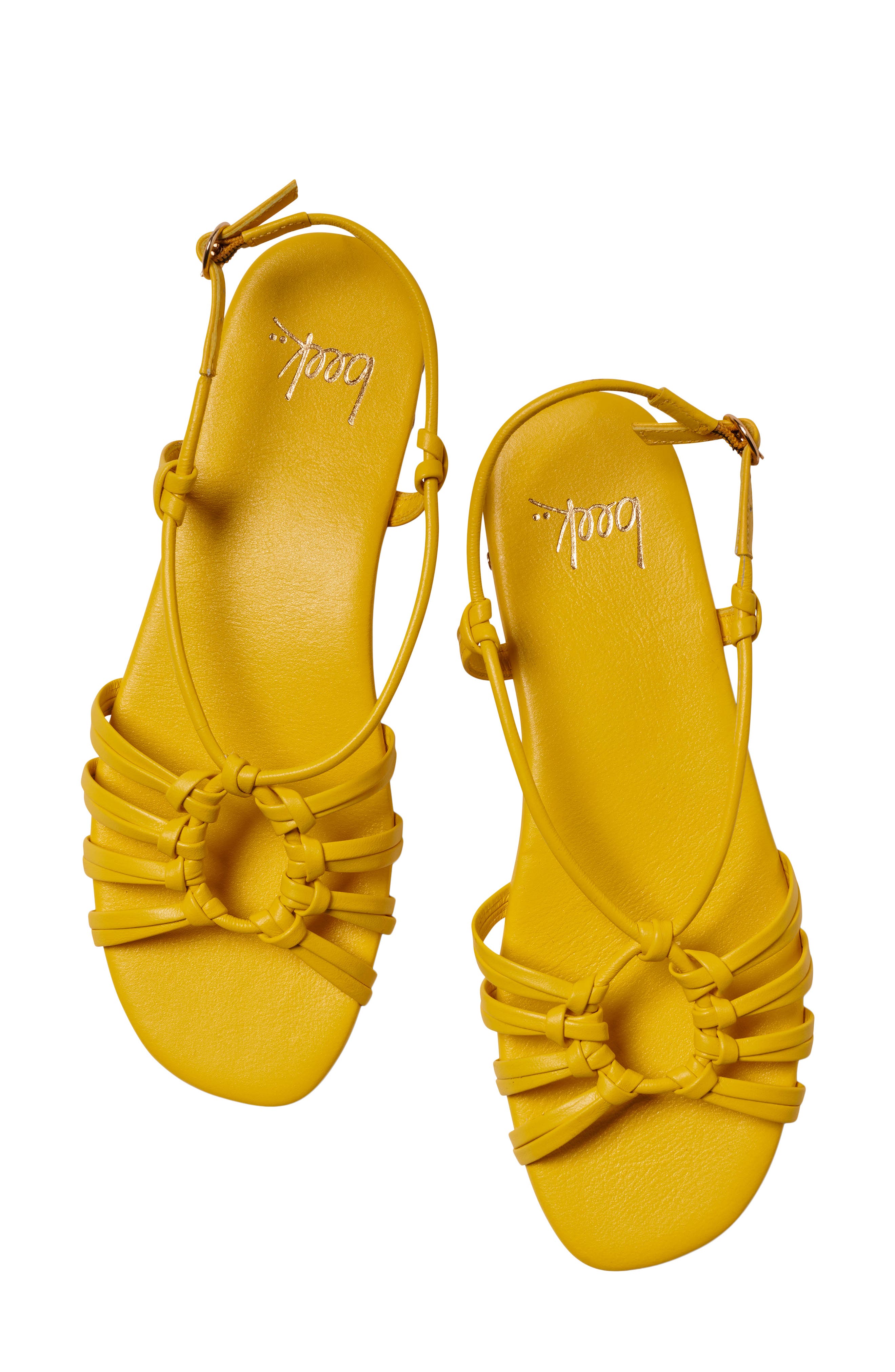 Beek Livia Sandal, Alternate, color, Lemon