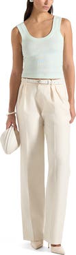 Manière De Voir Liane Scoop Neck Ribbed Vest