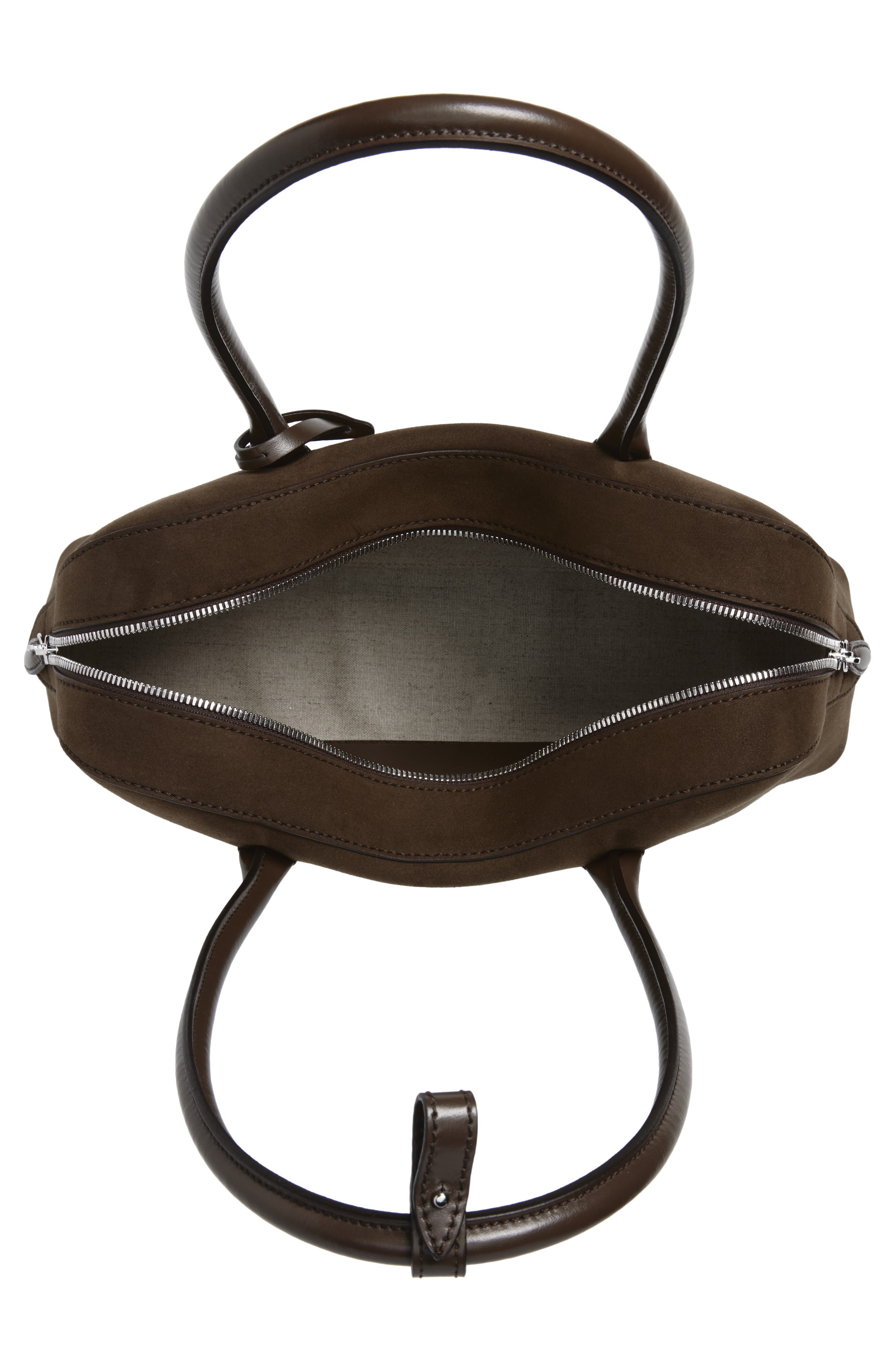 Stella McCartney Ryder Faux Suede Crossbody Bag, Alternate, color, Moka