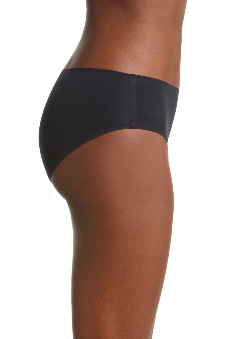 Period & Leakproof Regular Absorbency Seamless Briefs, Alternate, color, VOLCANIC BLACK