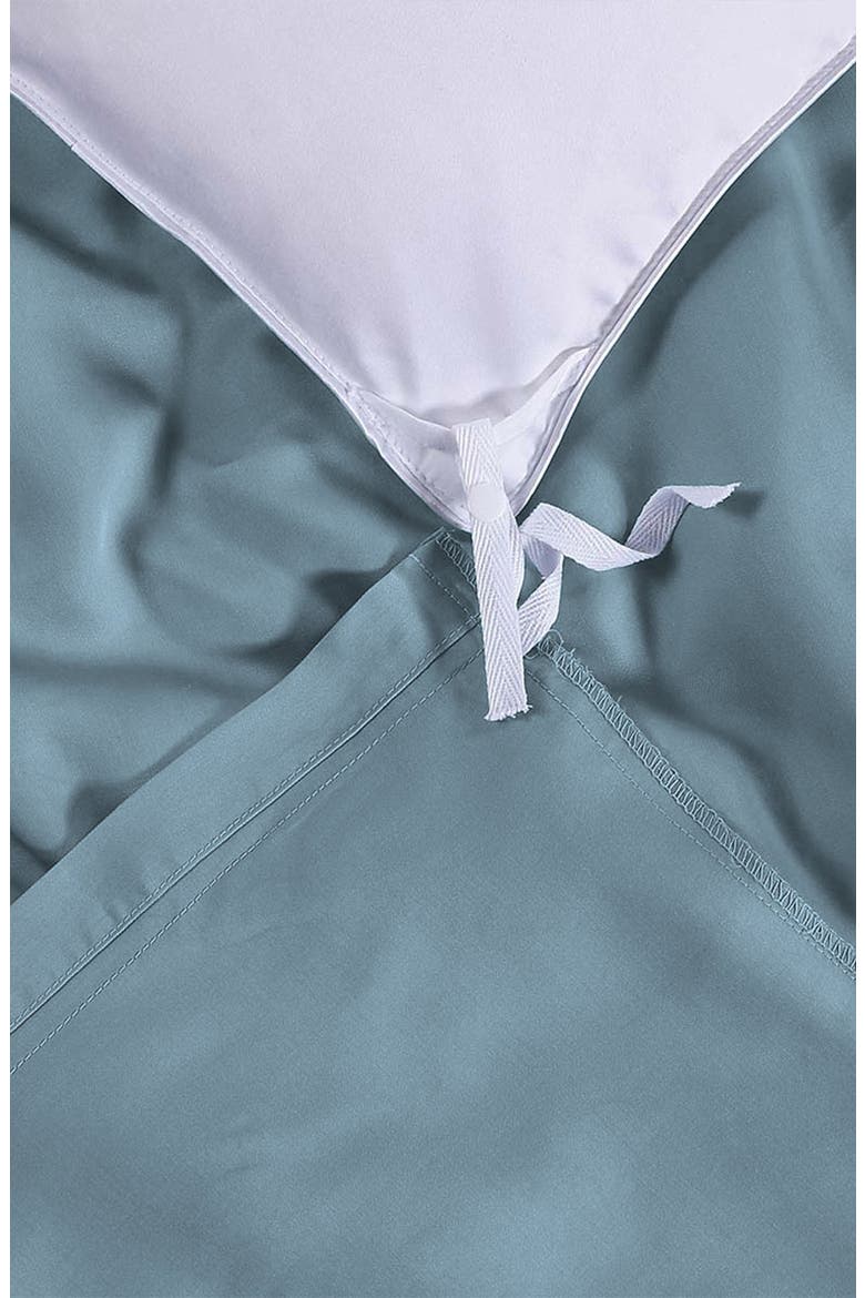Tencel® Lyocell Duvet Cover, Alternate, color, TEAL