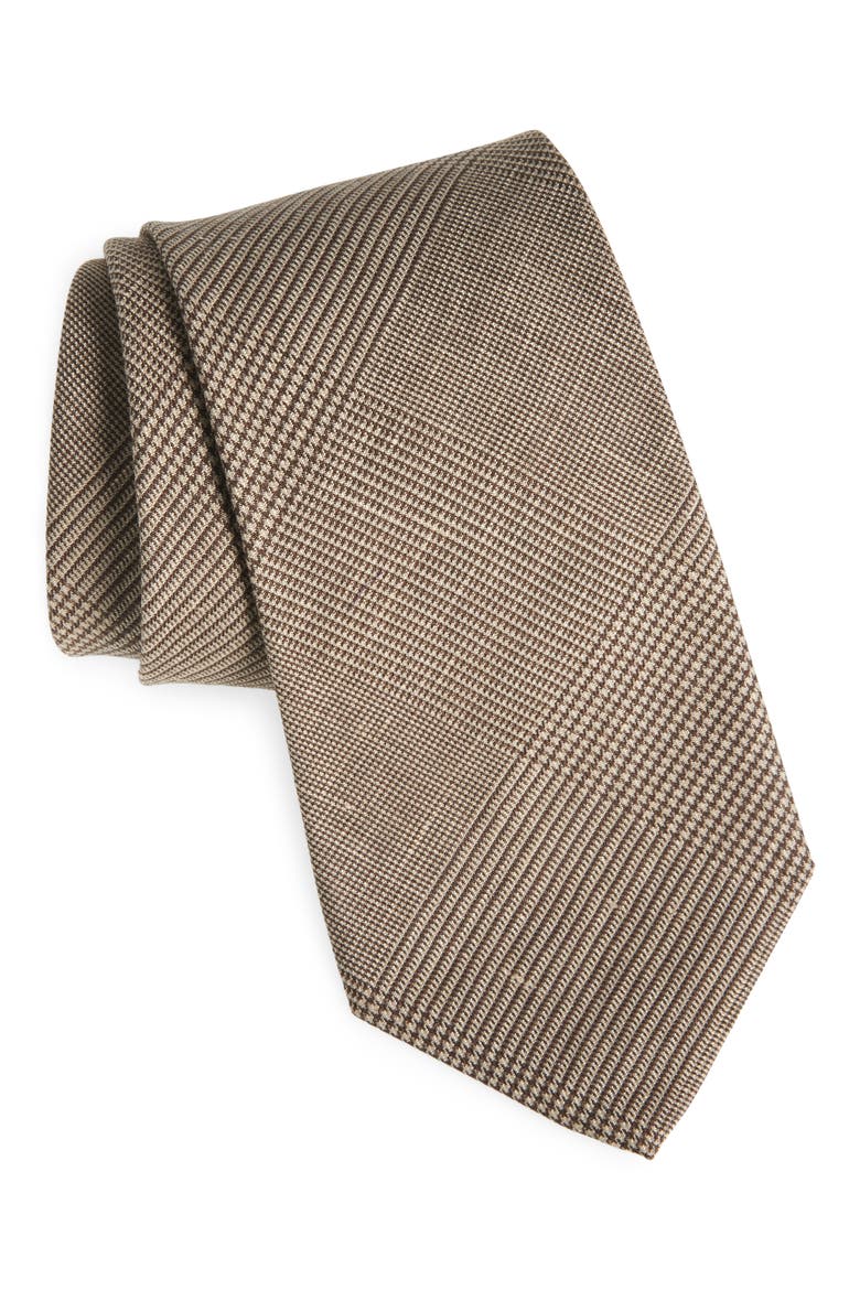 Wool Tie, Main, color, SUMMER SAND/ TRUFFLE