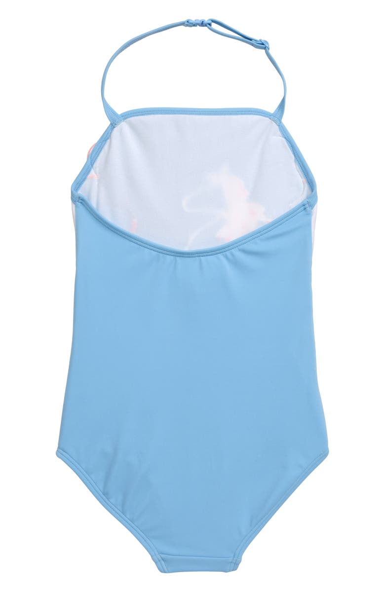 Mini Boden Appliqué One-Piece Swimsuit, Alternate, color, 