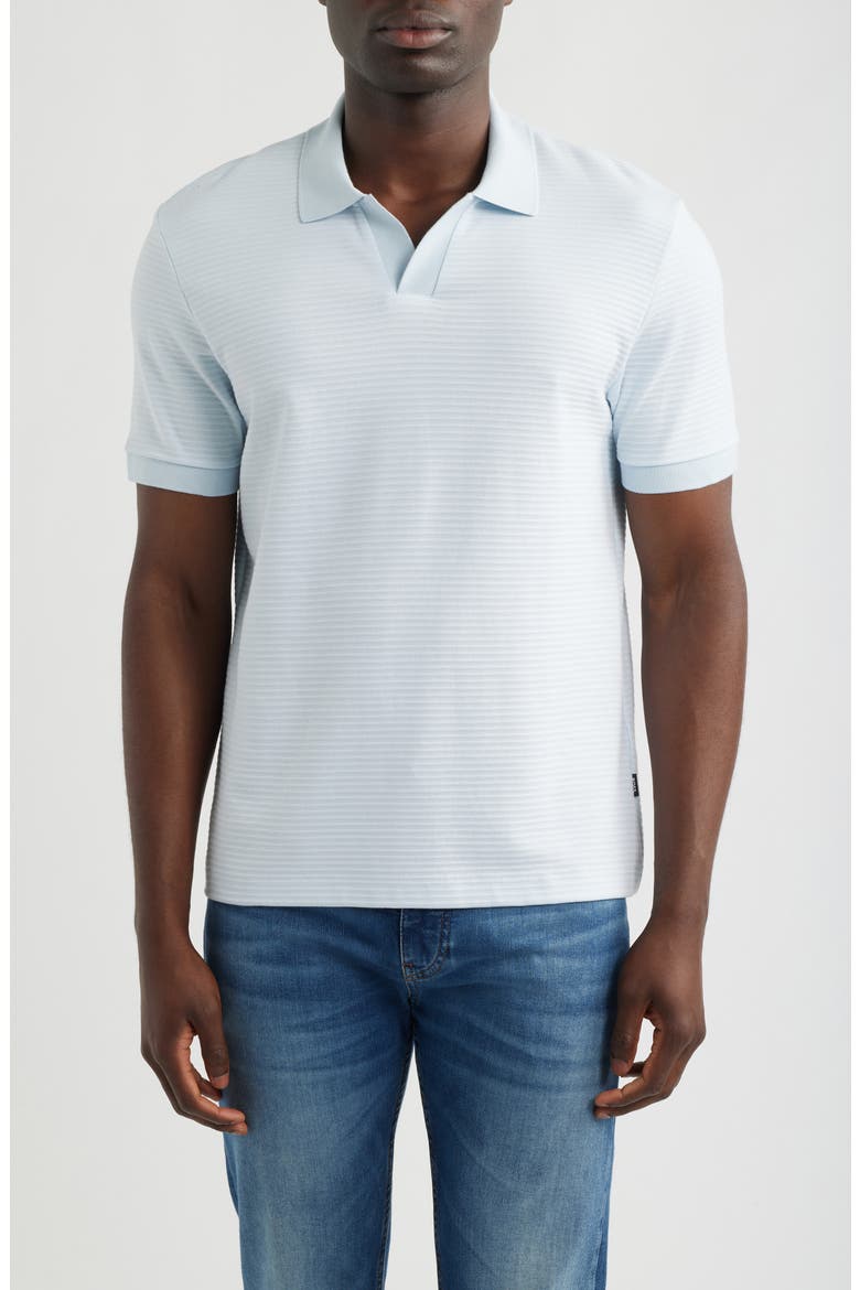Pye Johnny Collar Polo, Main, color, LIGHT BLUE