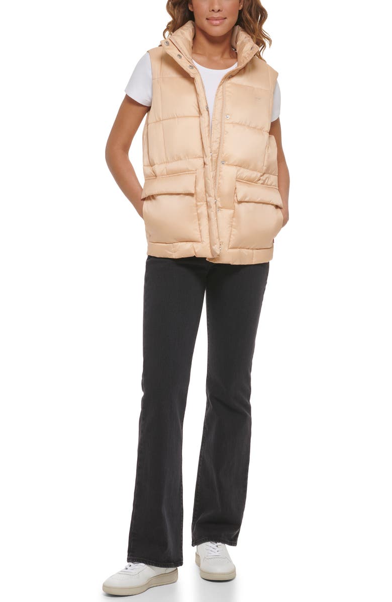 Levi's<sup>®</sup> Box Quilt Puffer Vest, Alternate, color,