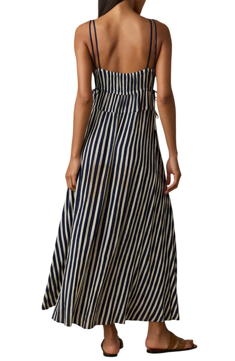 Faherty Sunbeam Stripe A-Line Dress, Alternate, color, Spellbound Coastal Stripe