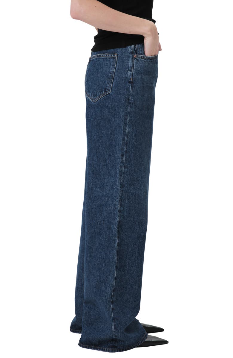 AGOLDE Dame High Waist Wide Leg Jeans, Alternate, color, 