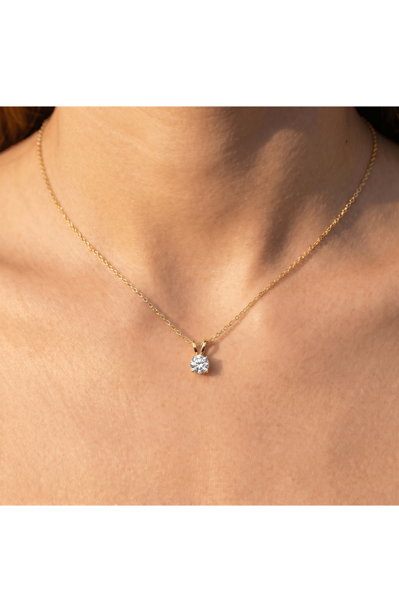 Bliss Diamond 1/2Ct Diamond Solitaire Pendant Necklace 14k Or Gold Lab Grown, Alternate, color, 14K White Gold