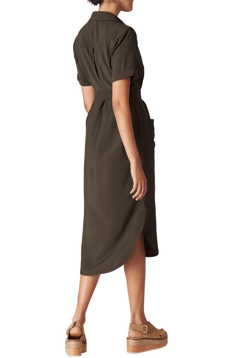Whistles Montana Longline Shirtdress, Alternate, color, 