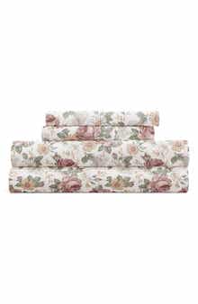 HOMESPUN Floral Microfiber Sheet Set
