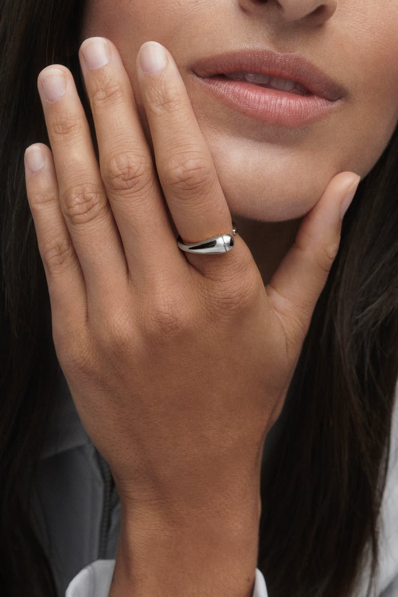 Loop Ring, Alternate, color, Silver