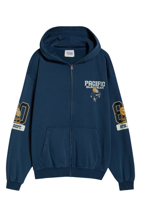 Athletic Department Cotton Zip Hoodie