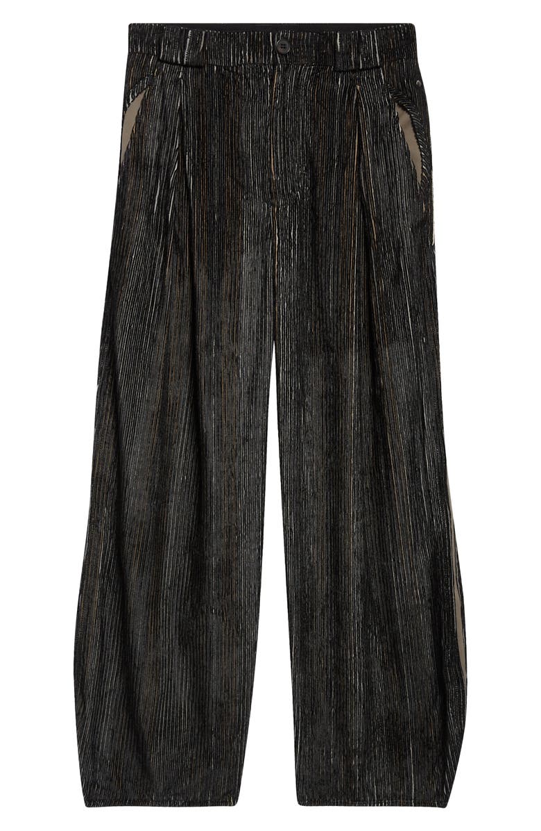 KIKO KOSTADINOV Halics Trousers, Alternate, color, Melange Black/ Slate Grey
