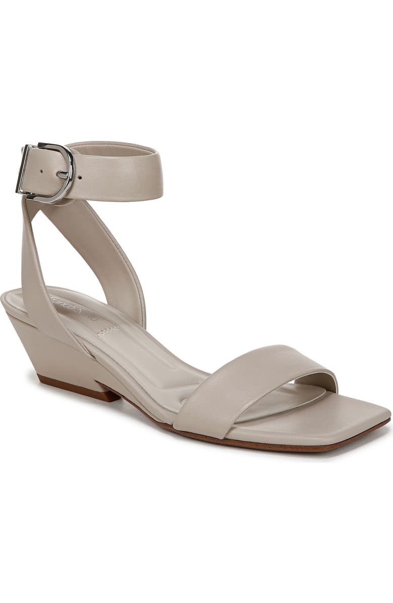 Franco Sarto Savini Ankle Strap Sandal, Main, color, Grey