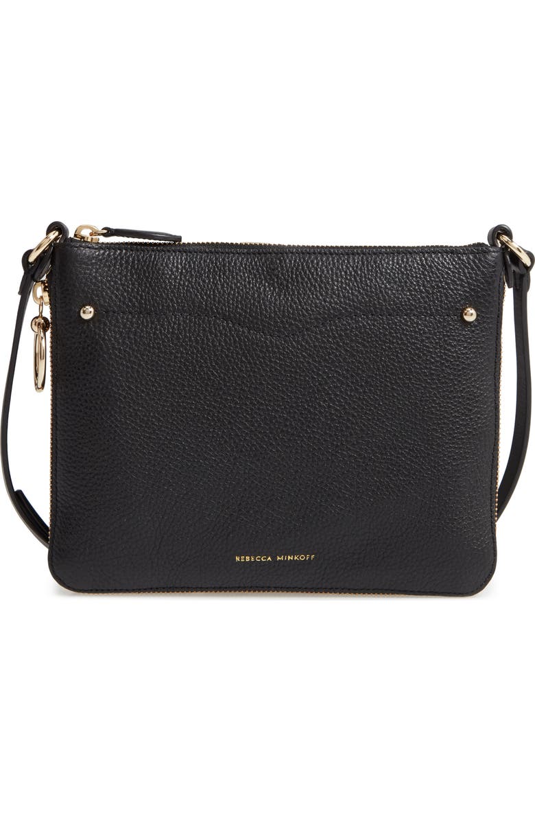 Rebecca Minkoff Jody Expandable Leather Crossbody Bag, Main, color,