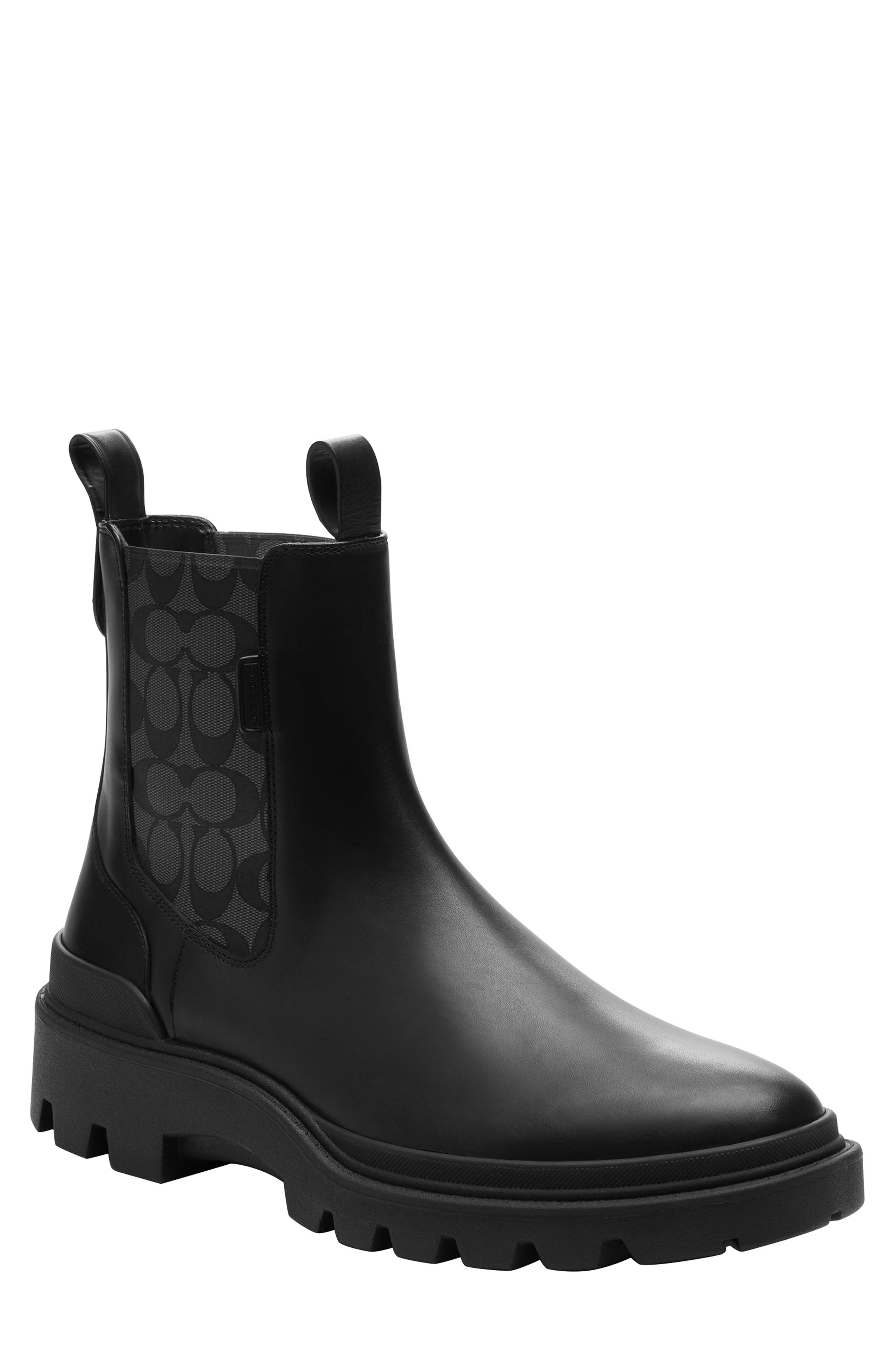 COACH Colson Lug Chelsea Boot, Main, color, 