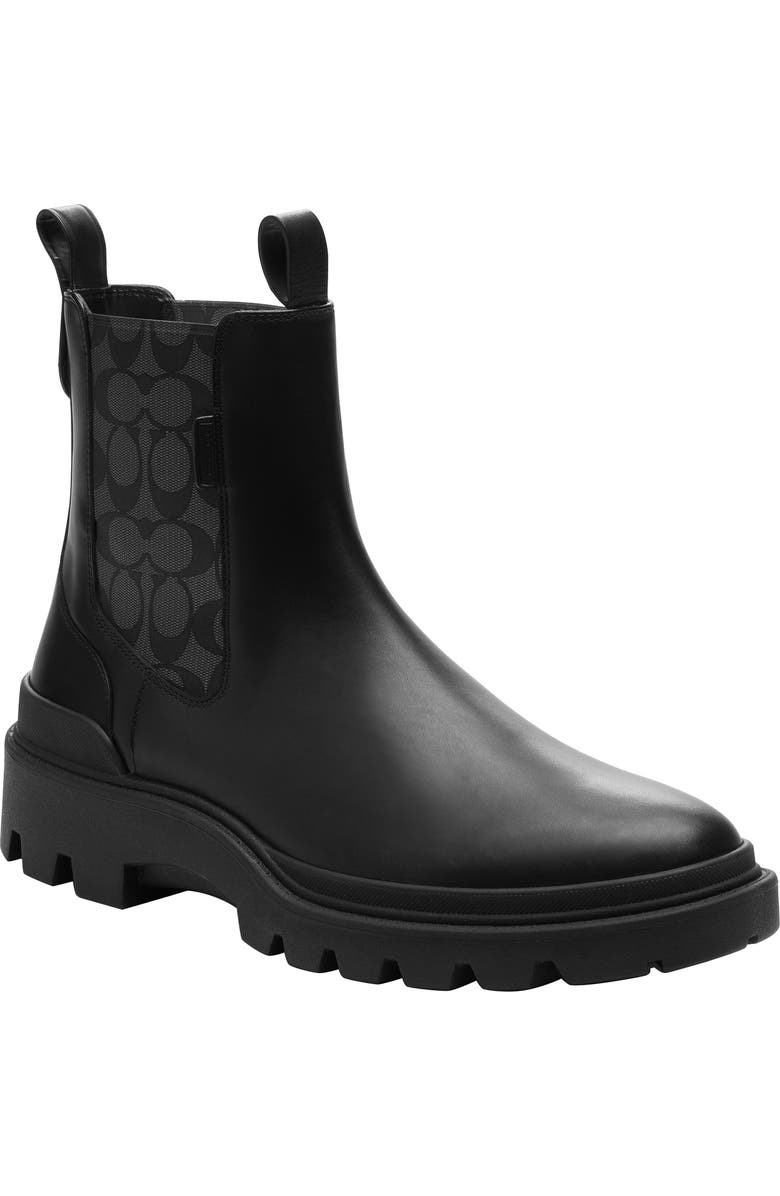 COACH Colson Lug Chelsea Boot, Main, color,