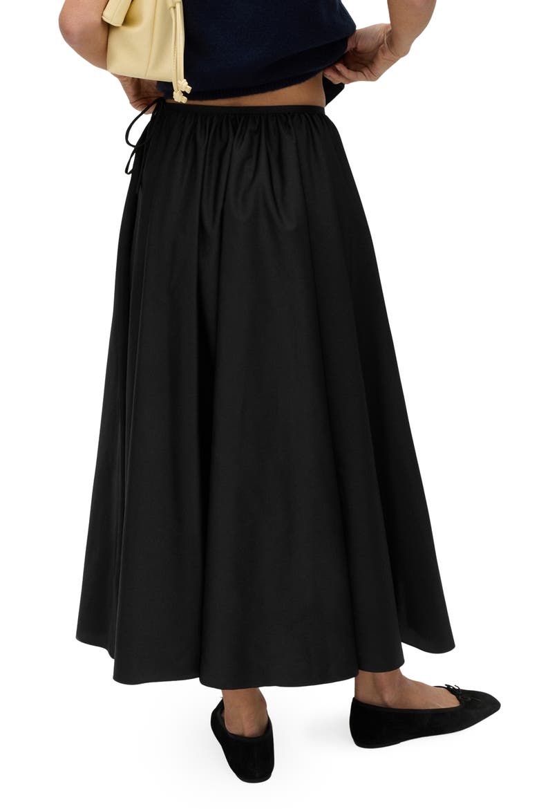 Taffeta Skirt, Alternate, color, BLACK