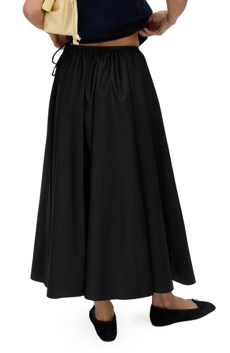 M&S Taffeta Skirt, Alternate, color, Black