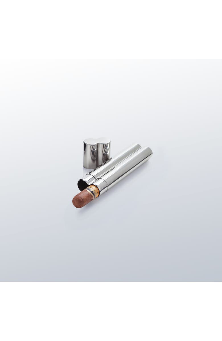 Viski Cigar Holder in Stainless Steel, Alternate, color, Silver