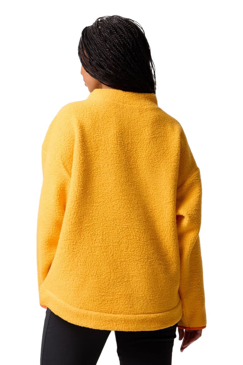 Bga Wander Pile-Fleece Mock-Neck Top - Women's, Alternate, color, Zinnia