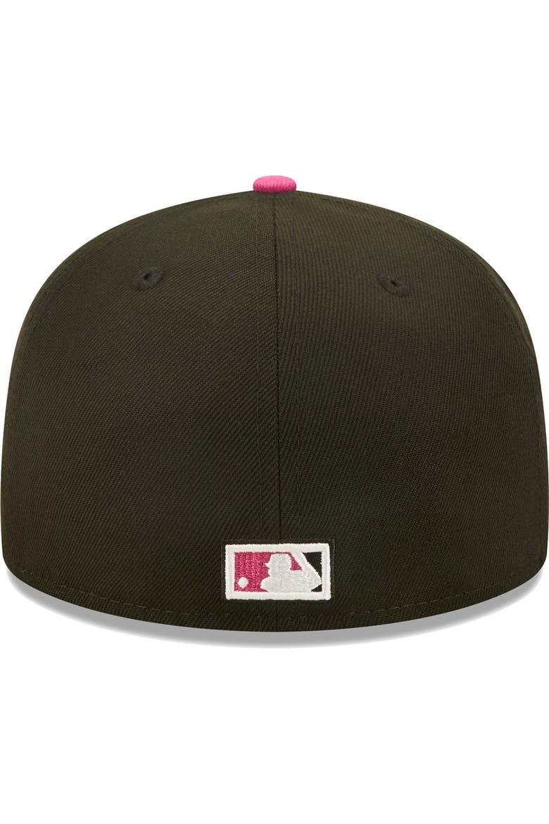 Men's New Era Black/Pink Chicago White Sox Comiskey Park 75th Anniversary  Passion 59FIFTY Fitted Hat, Alternate, color, Black