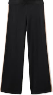 MANGO Contrast Stripe Knit Pants