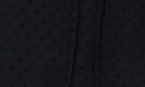 Gibsonlook Clip Dot Ruffle Accent Top