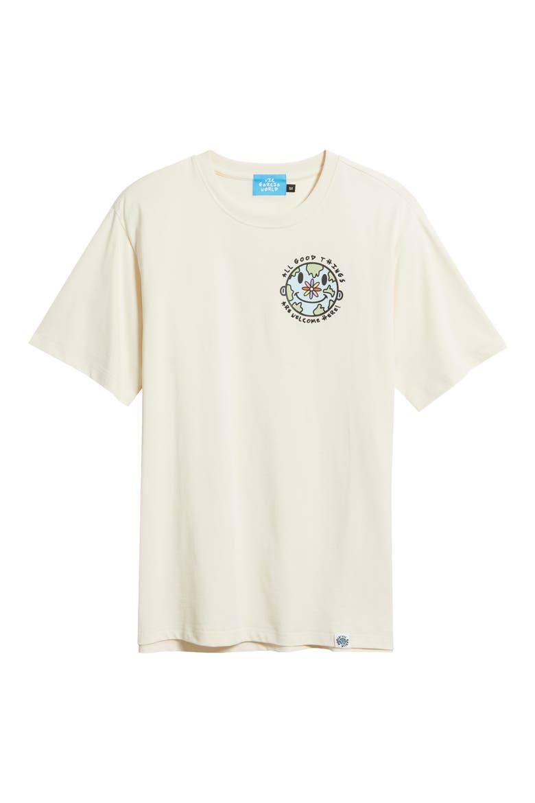 Love All Graphic T-Shirt, Alternate, color, CREAM
