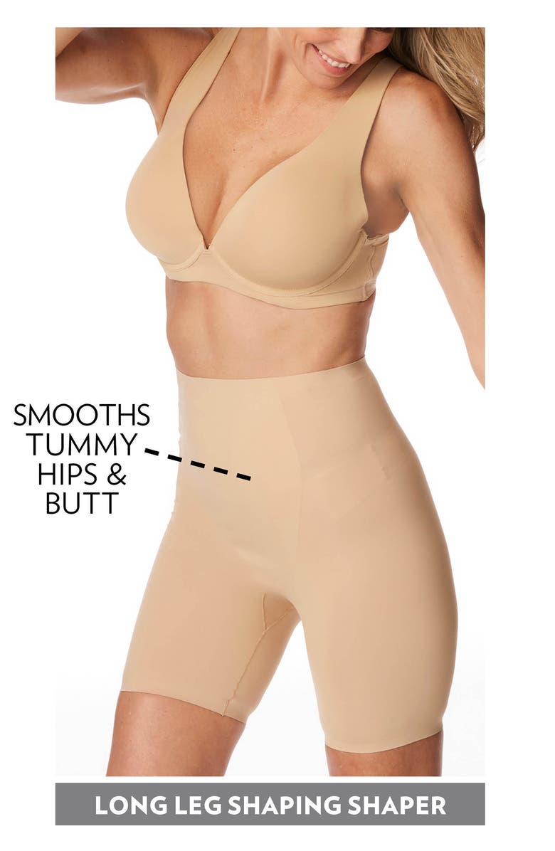 Secret Solutions Invisible Shaper Long Leg Shaper, Alternate, color, Black