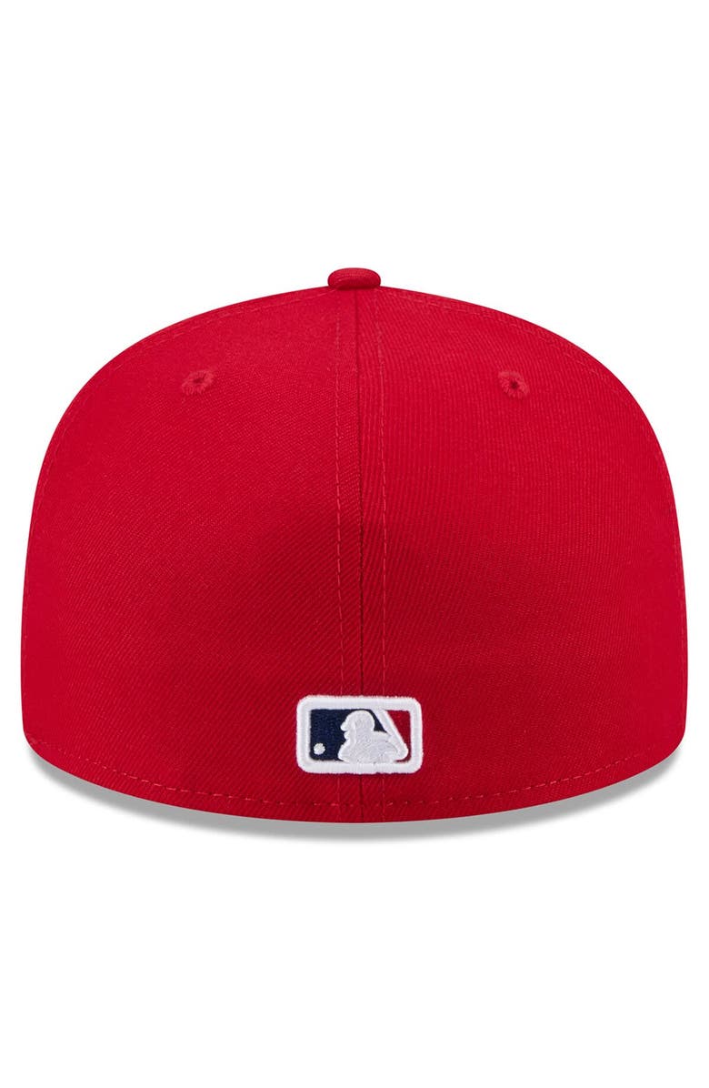 New Era Men's New Era Red Philadelphia Phillies 2025 Jackie Robinson Day 59FIFTY Fitted Hat, Alternate, color, Red