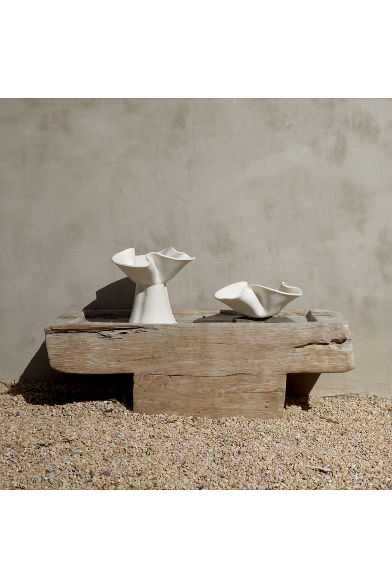 Esme Bowl, Alternate, color, Raw Blanc