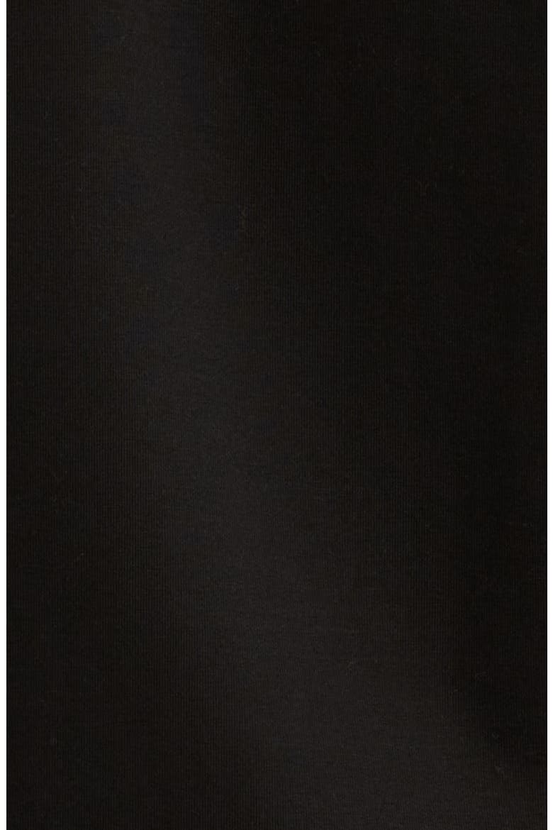 Tipped Cotton Stretch Jersey T-Shirt, Alternate, color, BLACK