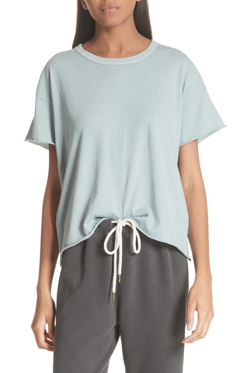 THE GREAT. The Crop Tee, Main, color, 