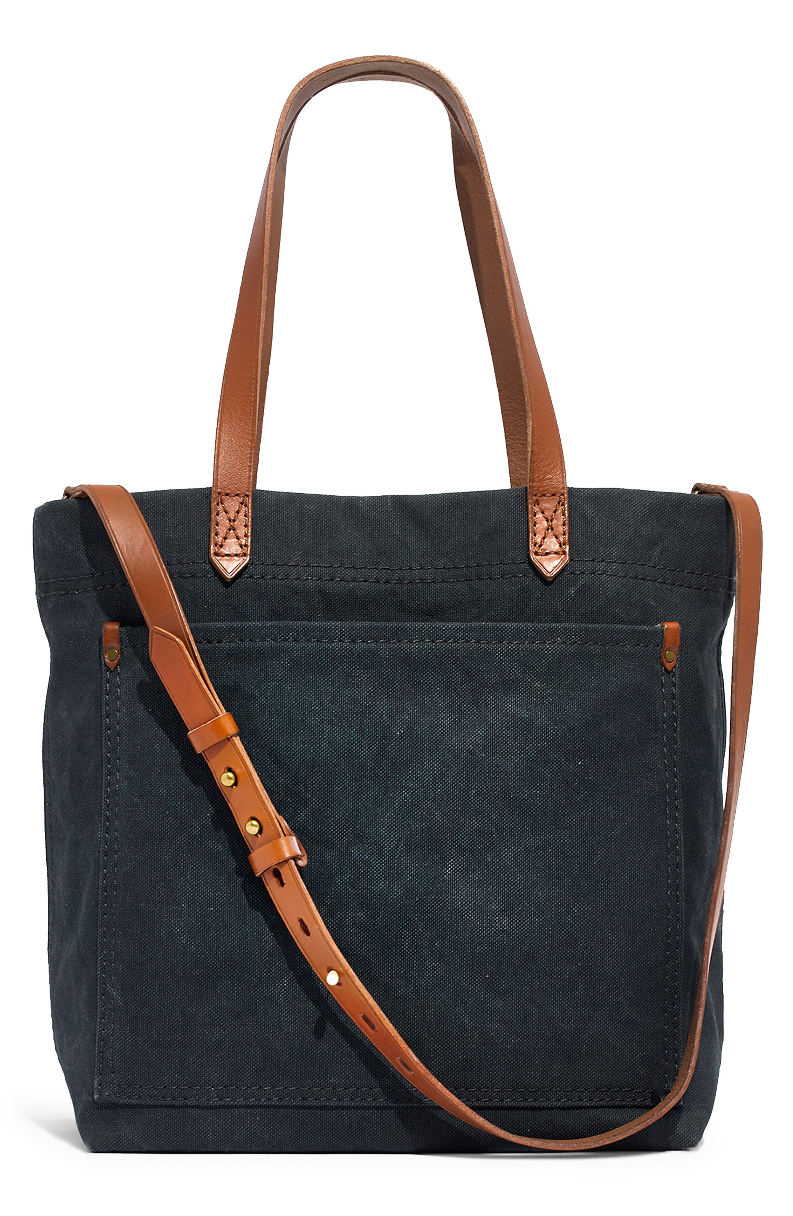 Madewell Medium Canvas Transport Tote, Main, color, 