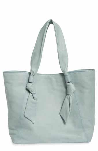 Nora Knotted Strap Leather Tote