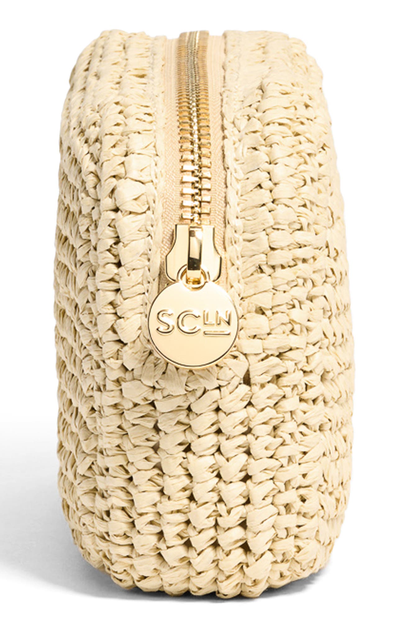 Stoney Clover Lane Small Raffia Pouch, Alternate, color, 