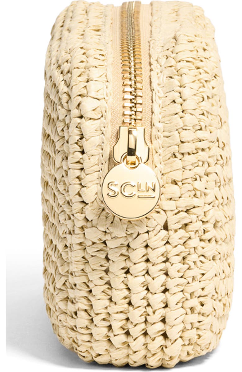 Stoney Clover Lane Small Raffia Pouch, Alternate, color,
