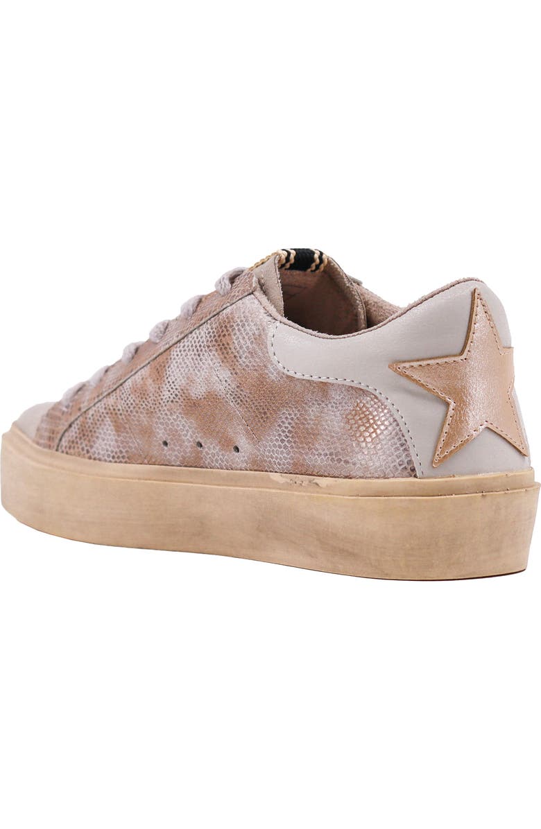 SHUSHOP Sienna Low Top Sneaker, Alternate, color, Gold Snake