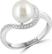 EFFY Diamond & Freshwater Pearl Ring