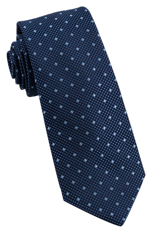 W.R.K Classic Dot Silk Tie in Navy  product